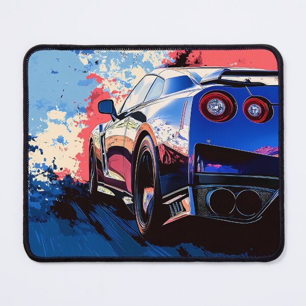 Item preview, Blue Thunder – Nissan GT-R V-Spec R35 Pop Art IV designed and sold by AutoPopStudio.