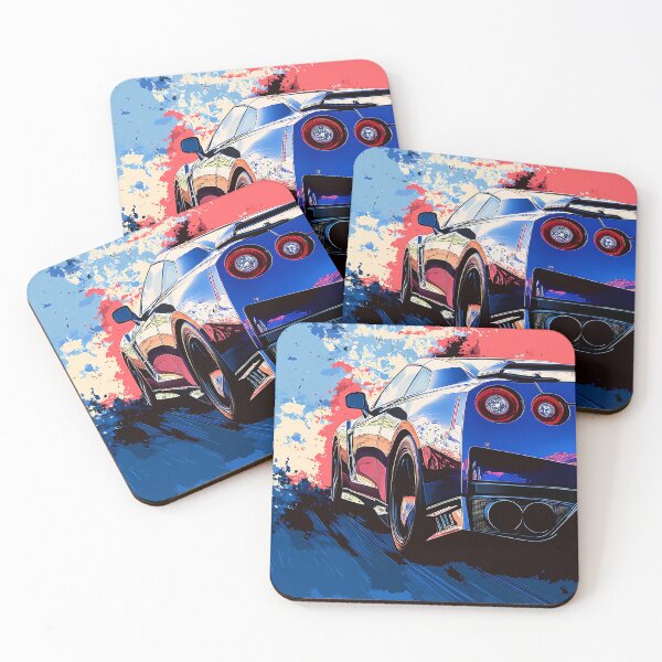 Item preview, Blue Thunder – Nissan GT-R V-Spec R35 Pop Art IV designed and sold by AutoPopStudio.