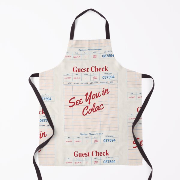 Item preview, See You in Colac - Vintage Diner Guest Check Travel Print designed and sold by RM-Journey.