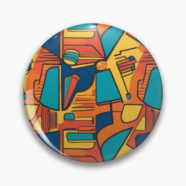 Item preview, Colorful Vintage Retro Abstract Pattern 3 designed and sold by AlinaSCorner.
