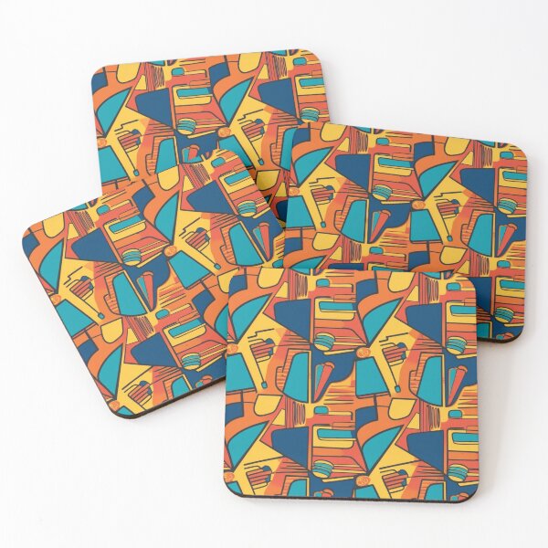 Item preview, Colorful Vintage Retro Abstract Pattern 3 designed and sold by AlinaSCorner.