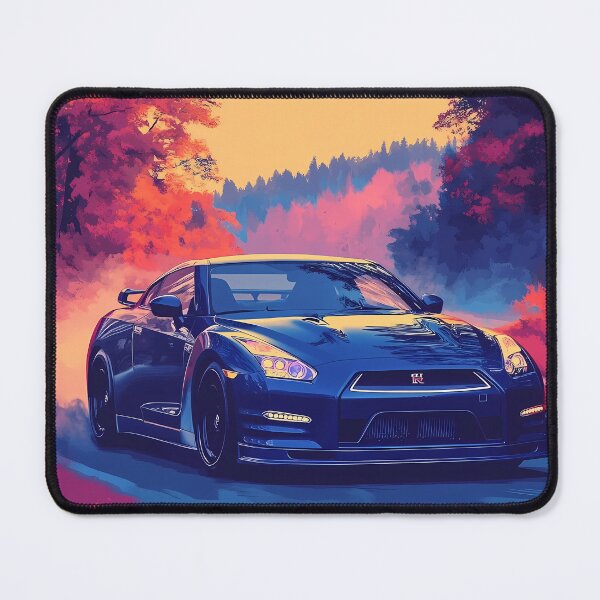 Item preview, Blue Thunder – Nissan GT-R V-Spec R35 Pop Art V designed and sold by AutoPopStudio.