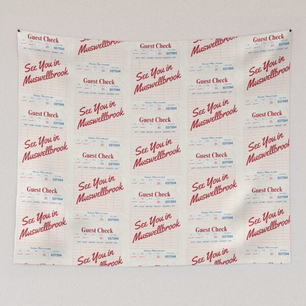 Item preview, See You in Muswellbrook - Vintage Diner Guest Check Travel Print designed and sold by RM-Journey.