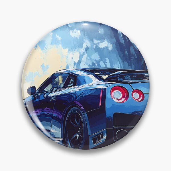 Item preview, Blue Thunder – Nissan GT-R V-Spec R35 Pop Art VI designed and sold by AutoPopStudio.