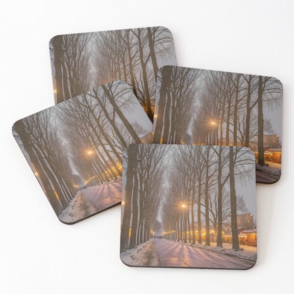 Item preview, '"Winter splendor: 'The Christmas Avenue'" designed and sold by VisionsofArt.
