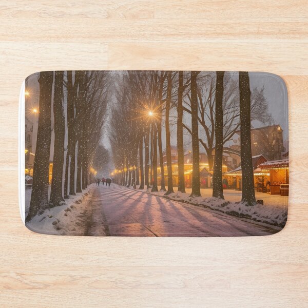 Item preview, '"Winter splendor: 'The Christmas Avenue'" designed and sold by VisionsofArt.