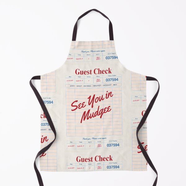 Item preview, See You in Mudgee - Vintage Diner Guest Check Travel Print designed and sold by RM-Journey.