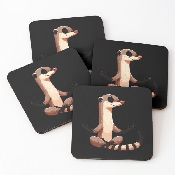 Item preview, Meditation Mongoose Yoga Pose Relaxing Animal designed and sold by Artistoos.