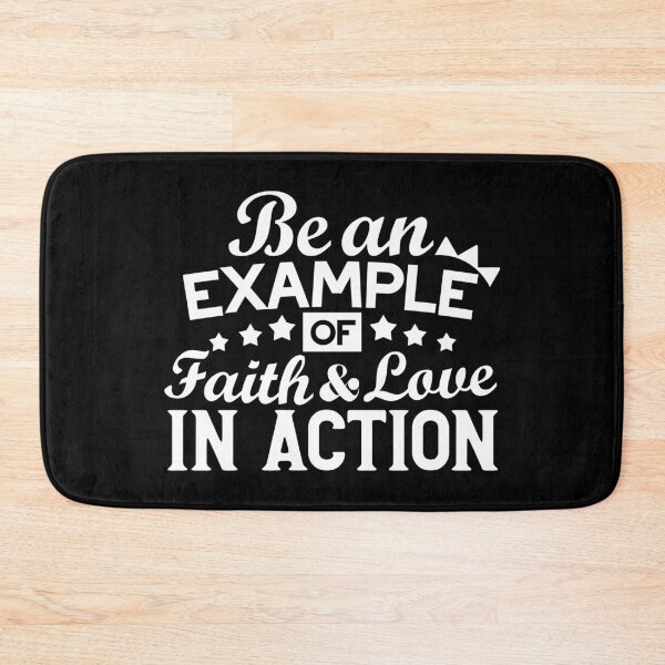 Item preview, Christian Motivation Design – Faith, Love, and Action Quote designed and sold by FlinArt.