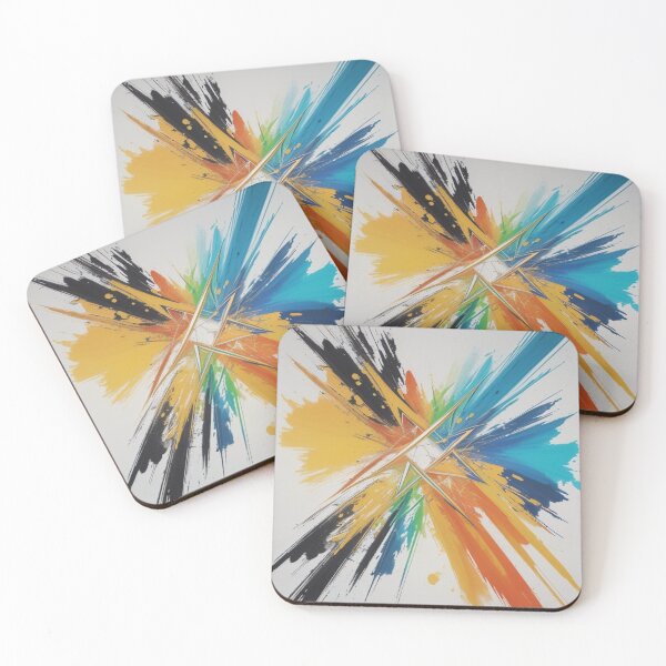Item preview, '"Abstract square composition: 'Art in form'" designed and sold by VisionsofArt.