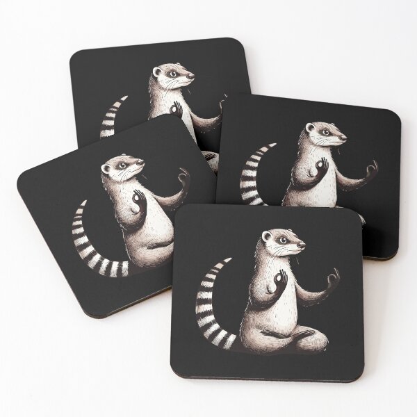 Item preview, Meditation Mongoose Yoga Pose Relaxing Animal designed and sold by Artistoos.