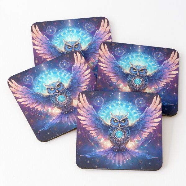 Item preview, Celestial Oracle Owl - Ancestral Wisdom and Spiritual Vision designed and sold by HighestMind_888.