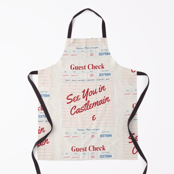Item preview, See You in Castlemaine - Vintage Diner Guest Check Travel Print designed and sold by RM-Journey.