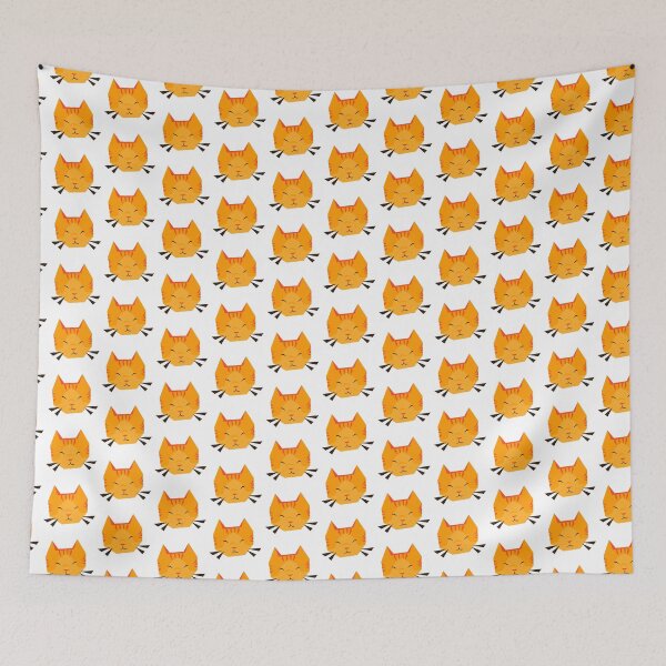 Item preview, Cute Orange cat paper cut designed and sold by Renevity.