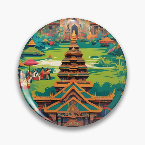 Item preview, Denpasar Indonesia Vintage Travel Tourism designed and sold by TravelersGems.