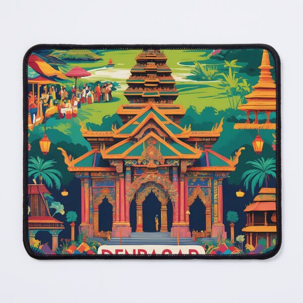 Item preview, Denpasar Indonesia Vintage Travel Tourism designed and sold by TravelersGems.