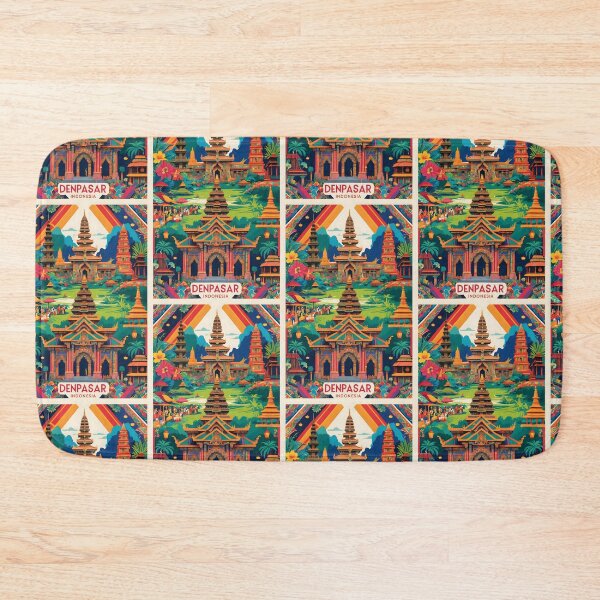 Item preview, Denpasar Indonesia Vintage Travel Tourism designed and sold by TravelersGems.