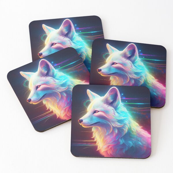 Item preview, Visionary Spectral Fox - Mystical Cunning and Spiritual Awakening designed and sold by HighestMind_888.