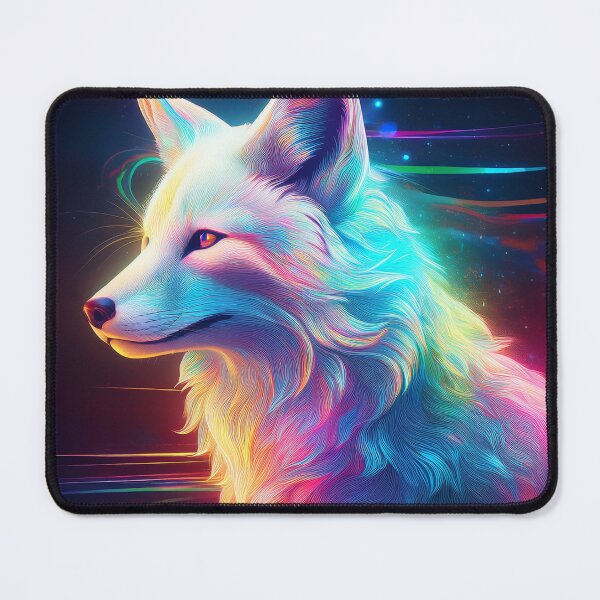Item preview, Visionary Spectral Fox - Mystical Cunning and Spiritual Awakening designed and sold by HighestMind_888.