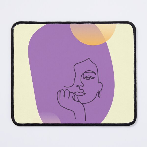 Item preview, Color Block Face: Purple and Orange designed and sold by 45CreativeClub.