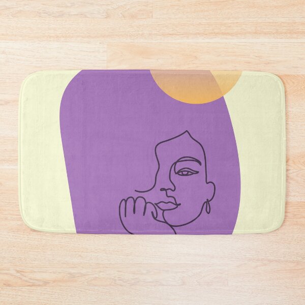 Item preview, Color Block Face: Purple and Orange designed and sold by 45CreativeClub.