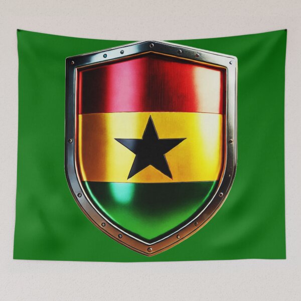 Item preview, Ghanaian Shield of Unity – Strength and National Pride designed and sold by Highlandkings.