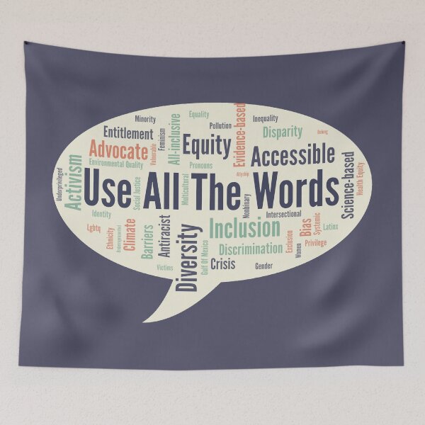 Item preview, Banned Words - Use all the Words - Word Cloud 2 designed and sold by WesternExposure.