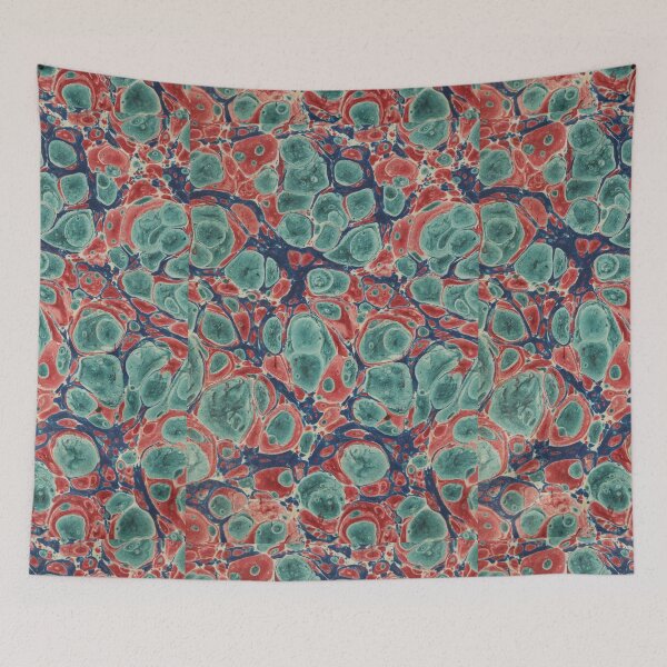 Item preview, Art by Mike marbling batik technique pattern geometric organic ornament design designed and sold by allartbymike.