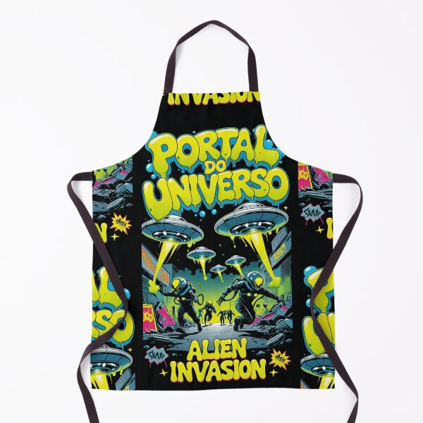 Item preview, Portal do Universo Alien Invasion - Psychedelic Streetwear Comic Art designed and sold by OPURA.