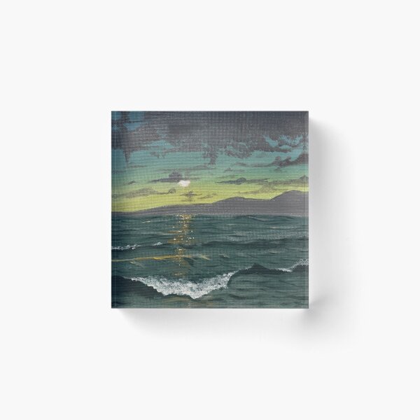 Aperçu de l'œuvre Vagues vertes créée et vendue par wwinter_art.