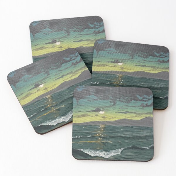 Item preview, Green Waves  designed and sold by wwinter_art.