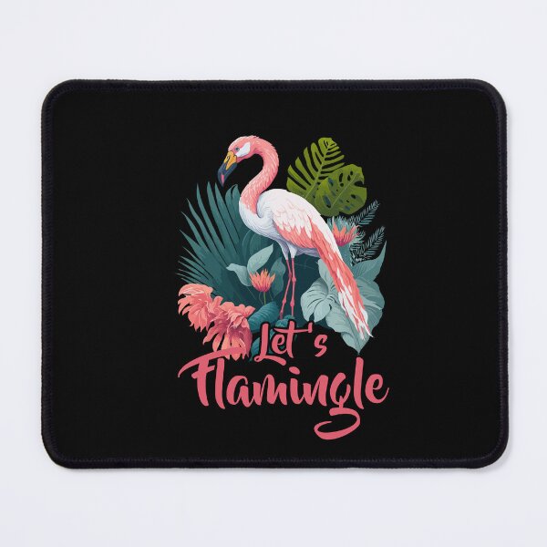 Item preview, Lets Flamingle Cute Funny Flamingo designed and sold by Dressed For Duty.