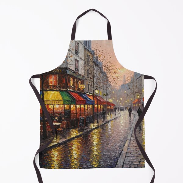 Item preview, Parisian Evening Glow on Cobblestone Streets designed and sold by Archana Mishra.