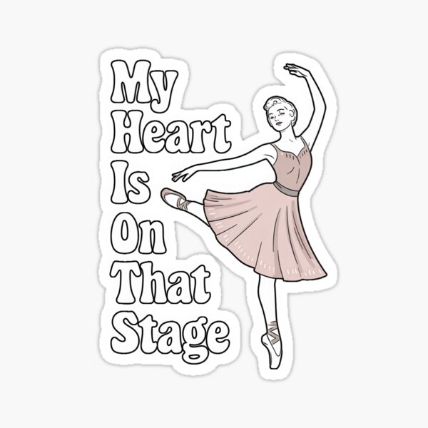 Item preview, My heart is on that stage dance recital designed and sold by TrendWearLab.