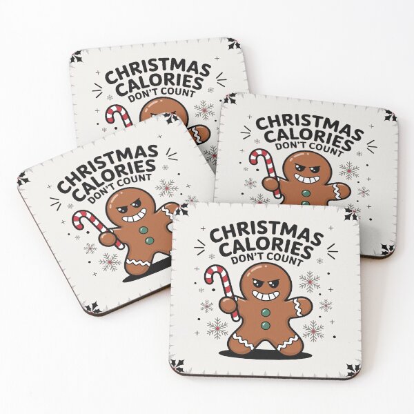 Item preview, Funny Christmas Calories Don't Count Gingerbread Shir designed and sold by Collision19.