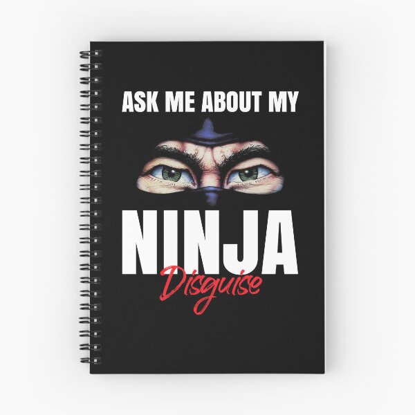Item preview, Ask Me About My Ninja Disguise Funny Face Parody designed and sold by Dressed For  Duty.