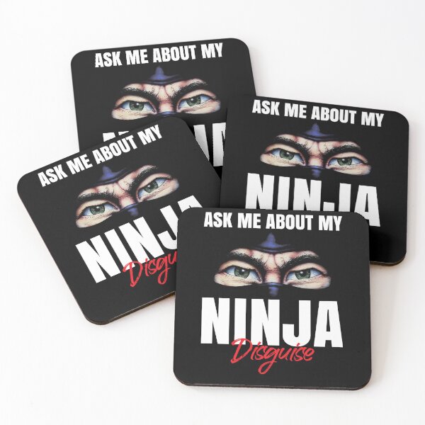 Item preview, Ask Me About My Ninja Disguise Funny Face Parody designed and sold by Dressed For  Duty.