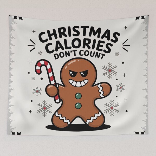 Item preview, Funny Christmas Calories Don't Count Gingerbread Shir designed and sold by Collision19.