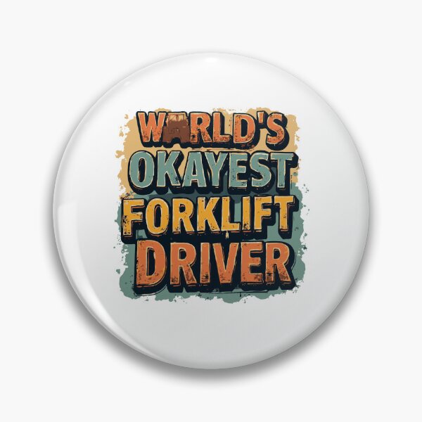 Item preview, World's Okayest Forklift Driver designed and sold by TeesYouWant.