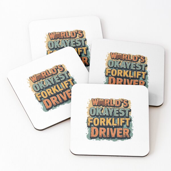 Item preview, World's Okayest Forklift Driver designed and sold by TeesYouWant.