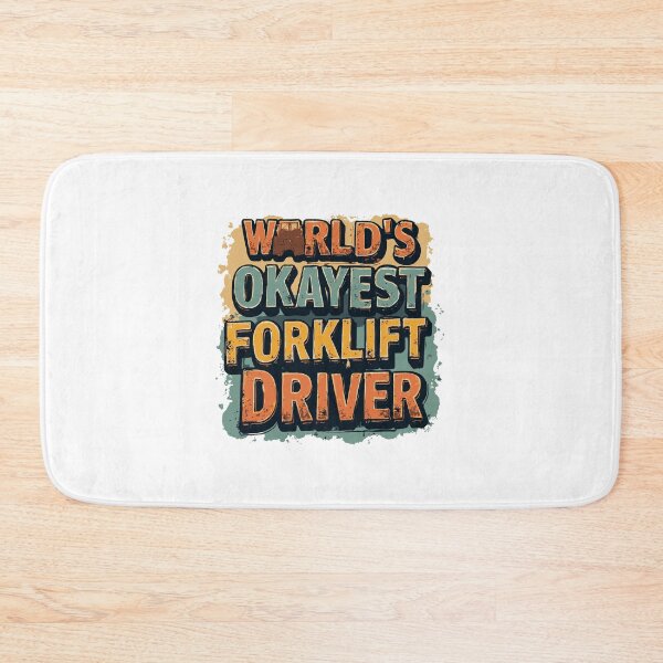 Item preview, World's Okayest Forklift Driver designed and sold by TeesYouWant.