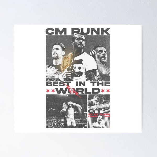 Item preview, CM PUNK /// WWE designed and sold by visualartZz.