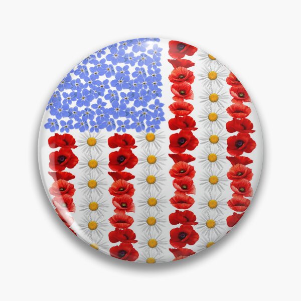 Item preview, Myosotis Poppy Daisy Memorial Flag, Memorial Day Shirt, Veterans Patriotic American Flag Shirt, Army Floral Remembrance designed and sold by tcvnguyen.