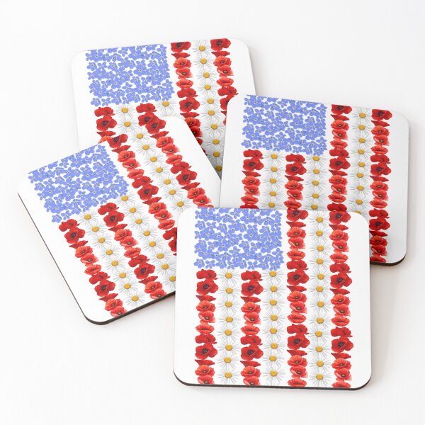 Item preview, Myosotis Poppy Daisy Memorial Flag, Memorial Day Shirt, Veterans Patriotic American Flag Shirt, Army Floral Remembrance designed and sold by tcvnguyen.