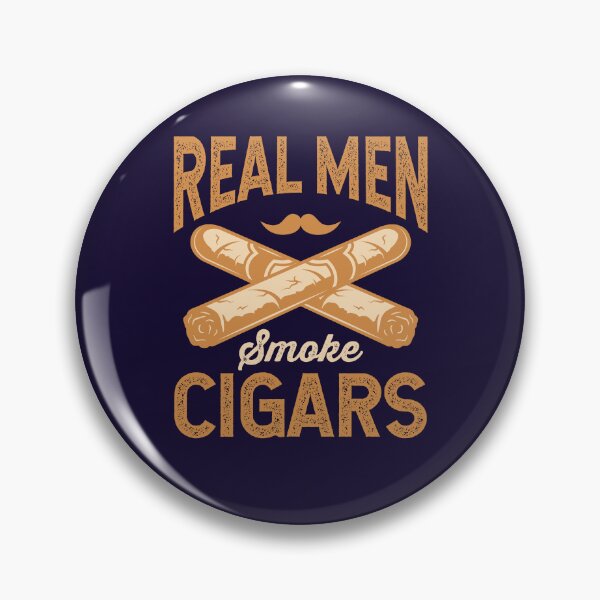 Item preview, Real Men Smoke Cigars Cigar Smoking Smoker designed and sold by jaygo.