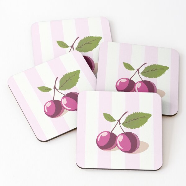 Item preview, Minimalist Retro Plum Delight Stripes designed and sold by UtArt.