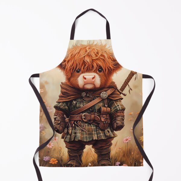Item preview, Highland Cow Warrior designed and sold by PetsArt.