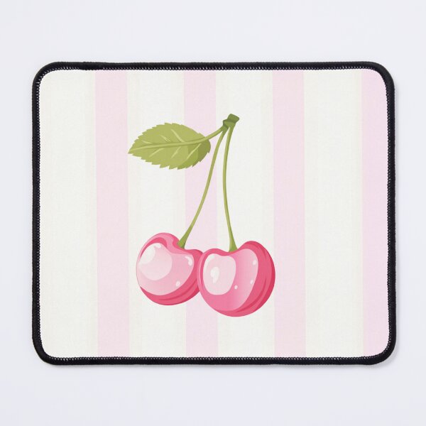 Item preview, Minimalist Retro Cherries Delight - Purple White Stripes designed and sold by UtArt.