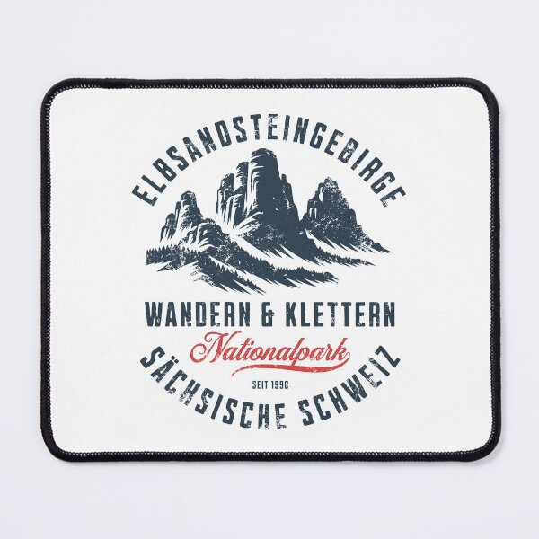 Item preview, Elbsandsteingebirge National Park Vintage Design Hiking and Climbing Saxon Switzerland Mountains designed and sold by Infinitee8hirts.