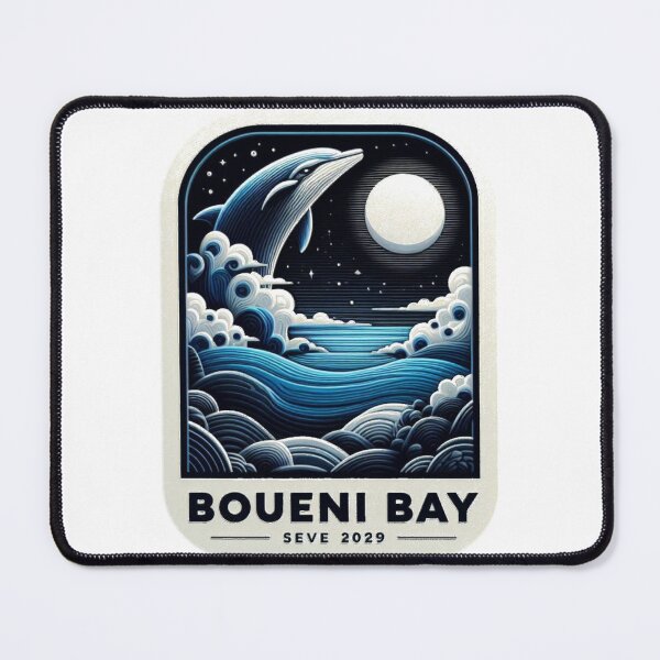 Item preview, The Dolphin's Moon Leap at Boueni Bay designed and sold by FoxinhoSoumaila.